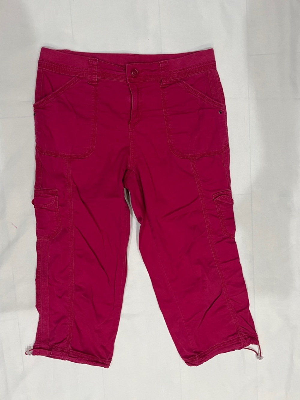 Style & Co. Hot Pink Cargo Capris